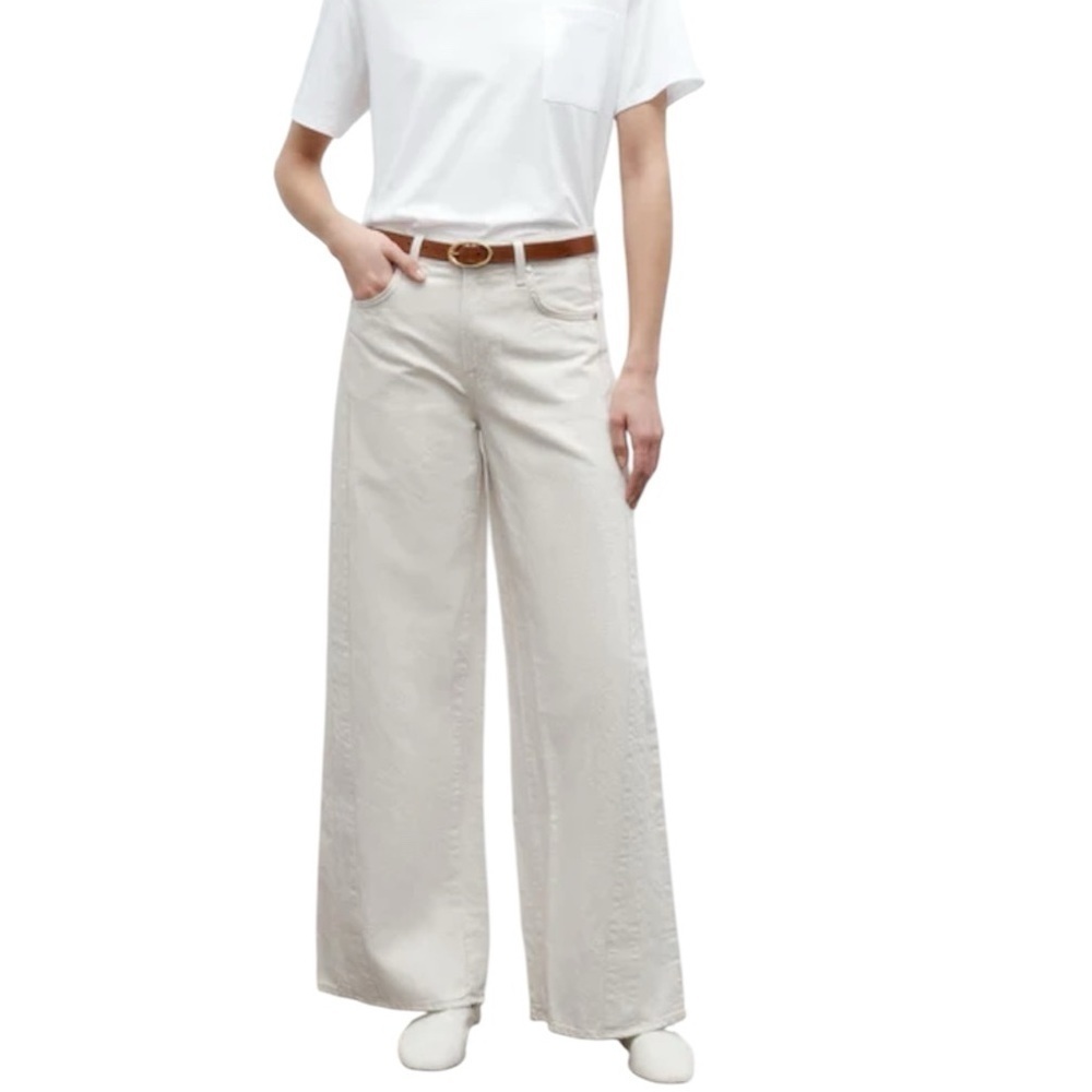 TWP | Women’s All Most Famous Wide Leg Jeans in Natural Size 27